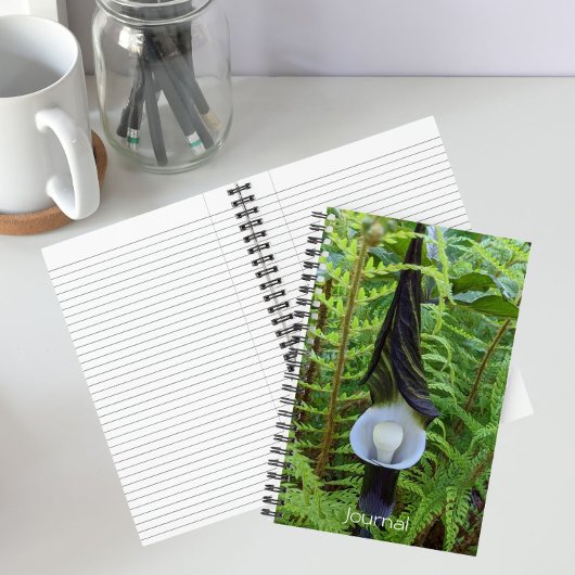 Jack-in-the-Pulpit-Pflanze Notizblock