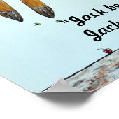 Jack ist flink, Jack schnell... Poster (Ecke)