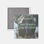 Jack & Jenny anpassen Magnet (Vorderseite/Rückseite)