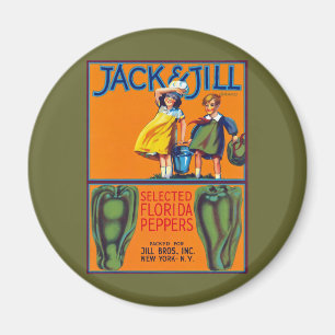 Jack & Jill Florida Paprika Magnet