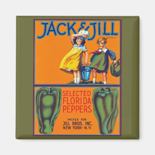 Jack & Jill Florida Paprika Magnet
