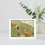 Jack & Jill Kinderzimmer Rhyme Postkarte (Stehend Vorderseite)