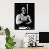 Jack Johnson Boxing 1915 Poster (Heimbüro)