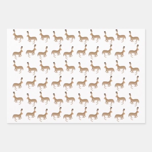 Jack Kaninchen Wrapping Paper Sheets Geschenkpapier Set (Vorderseite 3)
