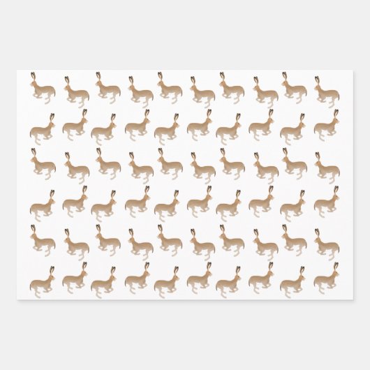 Jack Kaninchen Wrapping Paper Sheets Geschenkpapier Set (Vorderseite 2)