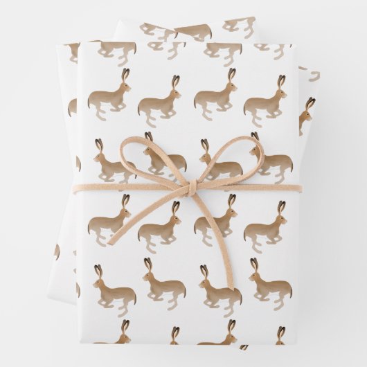 Jack Kaninchen Wrapping Paper Sheets Geschenkpapier Set (Beispiel)