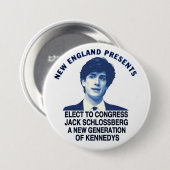 Jack (Kennedy) Schlossberg Button (Vorne & Hinten)