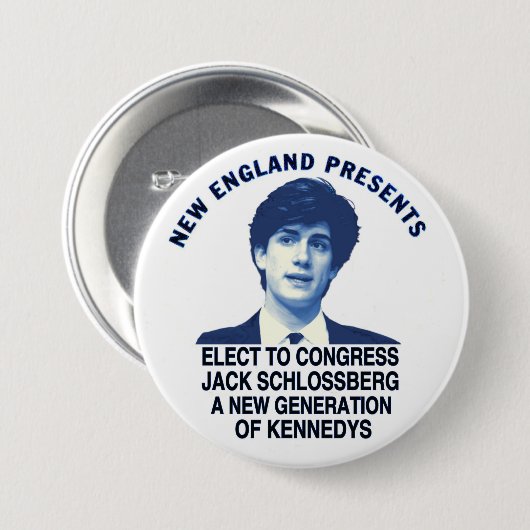 Jack (Kennedy) Schlossberg Button (Vorne & Hinten)