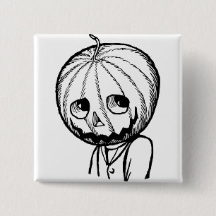 Jack Kürbiskopf Button