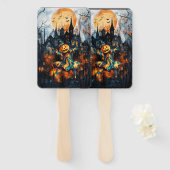 JACK LANTERN KANN NICHT HALLOWEEN WARTEN FÄCHER (Vorne und Hinten)