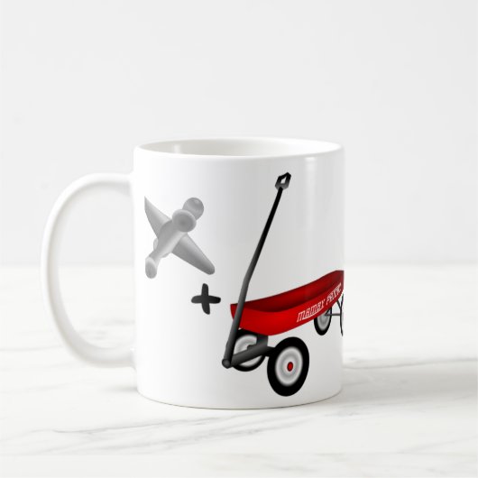 Jack-Lastwagen-Tasse Kaffeetasse (Links)