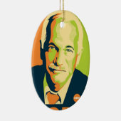Jack Layton GedenkOrnamen Keramik Ornament (Rechts)