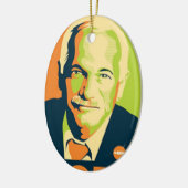 Jack Layton GedenkOrnamen Keramik Ornament (Links)