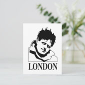 Jack London Postkarte (Stehend Vorderseite)