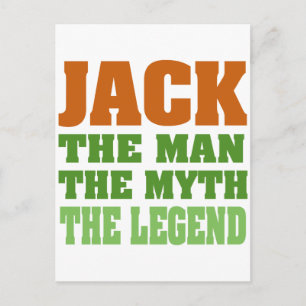 Jack, Mann, Mythos, Legende Postkarte