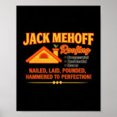 Jack Mehoff Unhinged Dirty Adult Joke Gag Funny Ra Poster (Vorne)