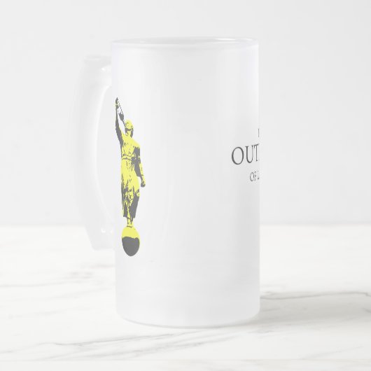 Jack-Moroni-Bier-Tasse Mattglas Bierglas (Vorderseite Links)