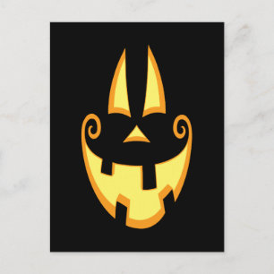 Jack-o-Face Postkarte