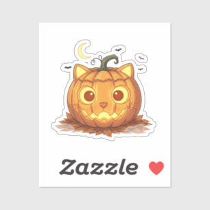 Jack-O’-Fold - Schottische Katzenmatte Jack-o’-Lan Aufkleber
