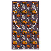 Jack-o-Ghost Lila Kleine Geschenktüte (Rückseite)