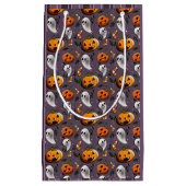 Jack-o-Ghost Lila Kleine Geschenktüte (Vorderseite)