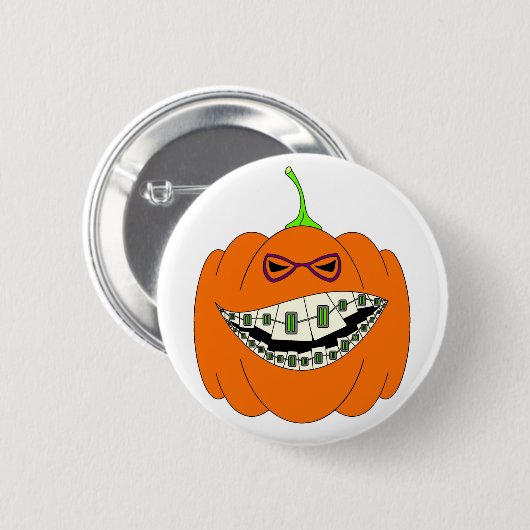 Jack-O-Klammern Button (Vorne & Hinten)