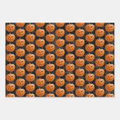 Jack-O-Lantern-3-Pack-Geschenkpackung Geschenkpapier Set (Vorderseite)