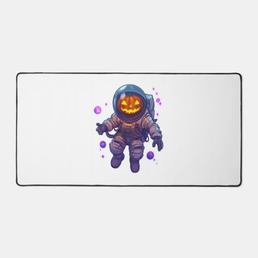 Jack-o'-Lantern-Astronaut Schreibtischunterlage (Vorderseite)