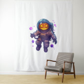 Jack-o'-Lantern-Astronaut Wandteppich (Beispiel)