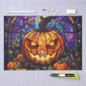 Jack-o'-Lantern aus Hartglas: Geräumige Eleganz Seidenpapier (Handwerk)