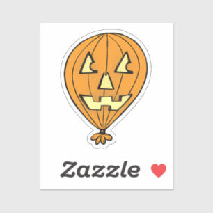 Jack o' Lantern Ballonaufkleber Aufkleber