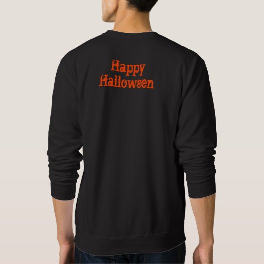 Jack-o-Lantern Basic Halloween Sweatshirt (Rückseite)