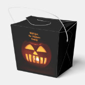 Jack-O'-Lantern beängstigender Kürbiskürbis Hallow Geschenkschachtel (Rückseite)