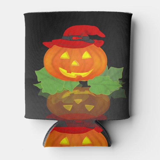 Jack-o-Lantern-benutzerdefinierte Dose abkühlen Dosenkühler (Vorderseite)