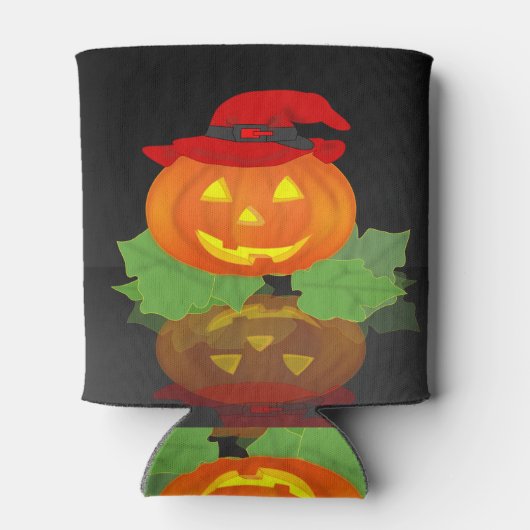 Jack-o-Lantern-benutzerdefinierte Dose abkühlen Dosenkühler (Rückseite)