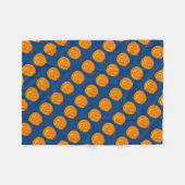 Jack o' Lantern Blanka Fleecedecke (Vorderseite (Horizontal))