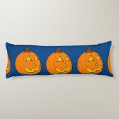 Jack o' Lantern Blau Kissen (Rückseite)
