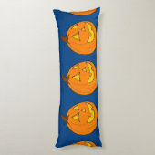 Jack o' Lantern Blau Kissen (Rückseite (Vertikal))