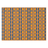 Jack o' Lantern Blue and Orange Tableclout Tischdecke (Vorderseite (Horizontal))