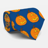 Jack o' Lantern Blue Krawatte (Gerollt)