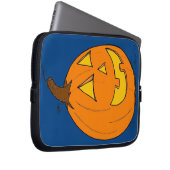Jack o' Lantern Blue Laptop Sleeve (Vorne Rechts)