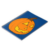 Jack o' Lantern Blue Notebook Notizblock (Linke Seite)