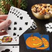 Jack o' Lantern Blue Playing Cards Spielkarten (In Situ)