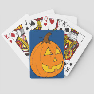 Jack o' Lantern Blue Playing Cards Spielkarten