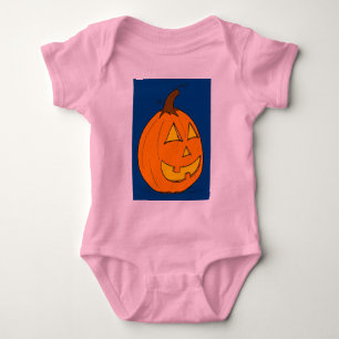 Jack o' Lantern Blue Säugling Strampler