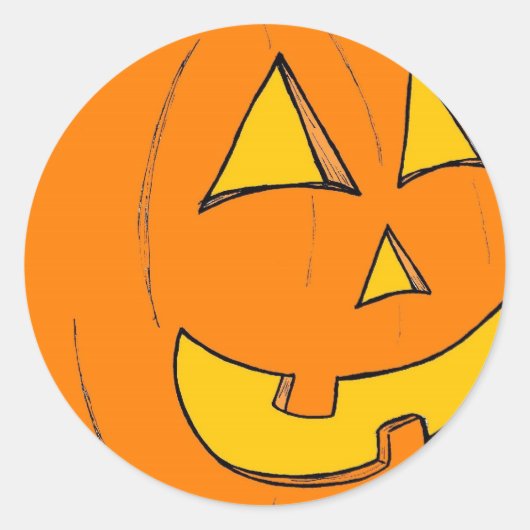 Jack o' Lantern Blue Stickers (Vorderseite)