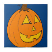 Jack o' Lantern Blue Tile Fliese (Vorderseite)