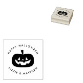 Jack o' Lantern Briefmarke aus Personalisiertem Ka Gummistempel (Stempel)