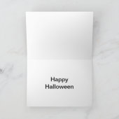 Jack o' Lantern Clowace, Halloween Pumpkin Karte (Innenseite)
