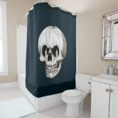 Jack O Lantern Cranium Halloween Gothic Duschvorhang (Beispiel)